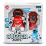 RC Robot Remote Control Soccer Game (SoccerBot) for Kids, Football Toys for Boys & Girls USB Rechargeable - Red