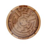 Indoor Wooden Puzzle Game Round Maze Ball - Image 3