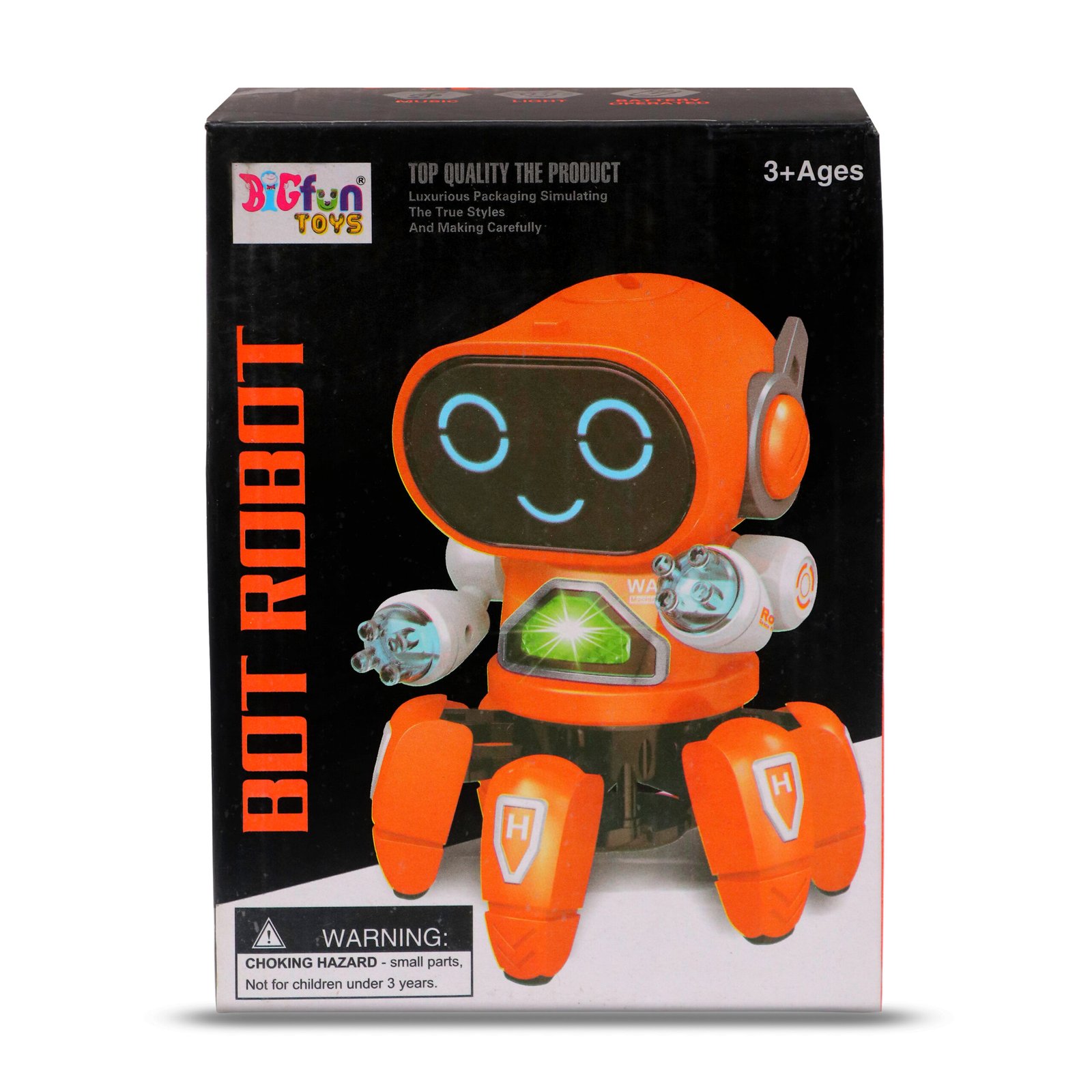 IMG_7576 Bot Robot Pioneer Colorful Lights and Music All Direction Movement Dancing Robot Toys for Kids - Image 1