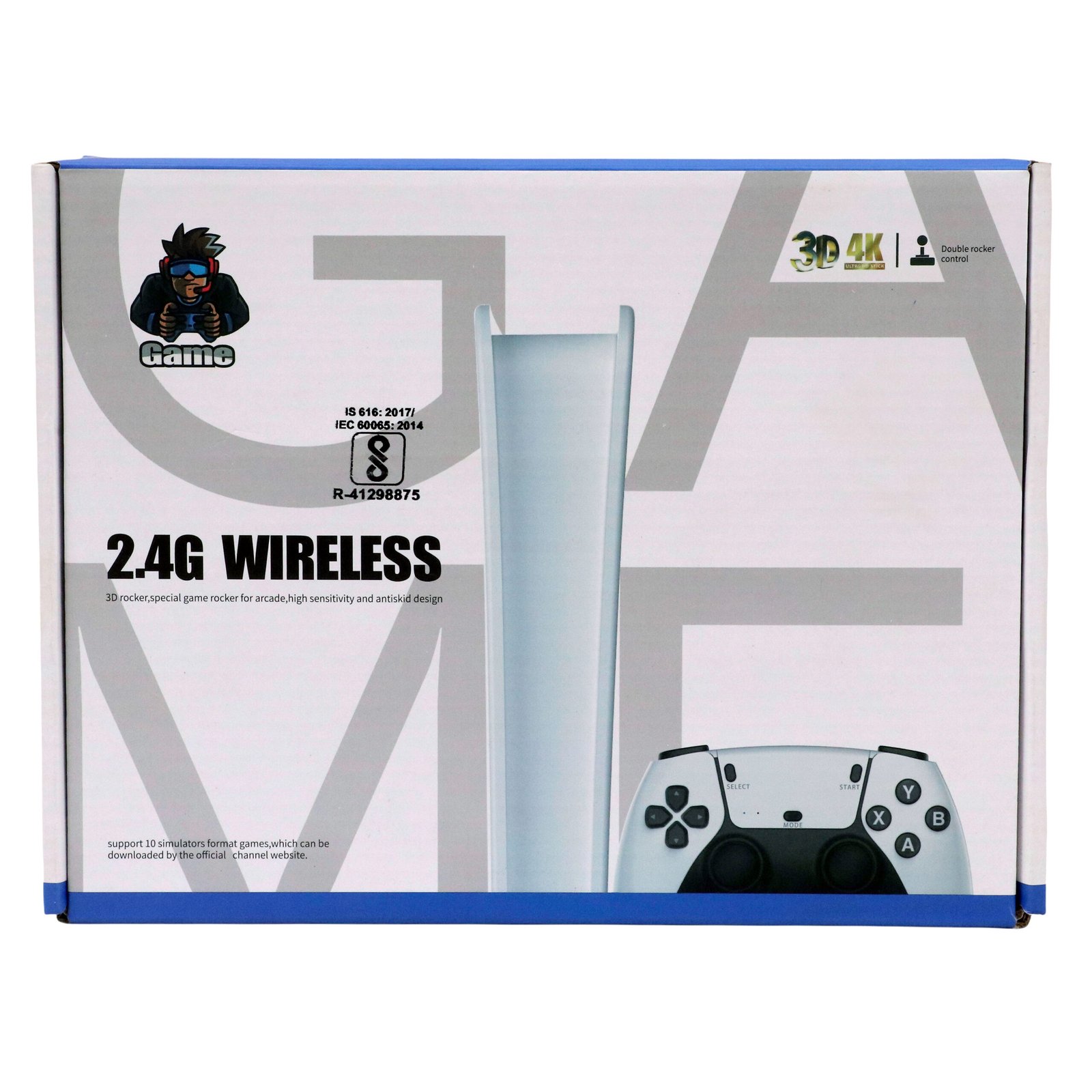 IMG_7590 Wireless Plug & Play 3D 4K Ultra HD HDMI Video Game with 2.4G Controllers, Classic Emulators Gaming Console for TV, Kids & Adults, - Image 1