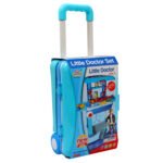 Little Doctor Playset Case Toy Workbench 2 in 1 Doctor Medical Box with Suitcase Trolley - Image 4