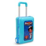 Little Doctor Playset Case Toy Workbench 2 in 1 Doctor Medical Box with Suitcase Trolley - Image 3