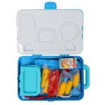 Little Doctor Playset Case Toy Workbench 2 in 1 Doctor Medical Box with Suitcase Trolley - Image 8